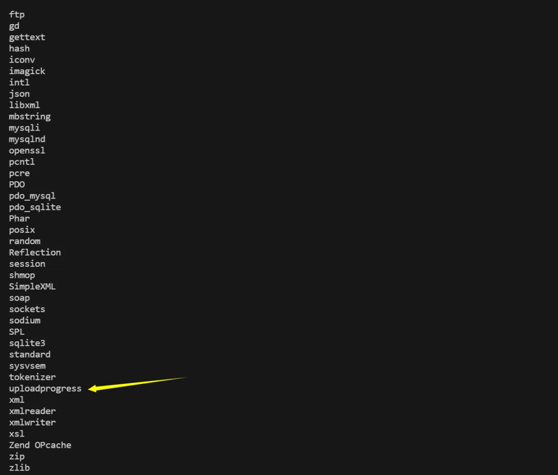 oneinstack安装PHP扩展uploadprogress方法